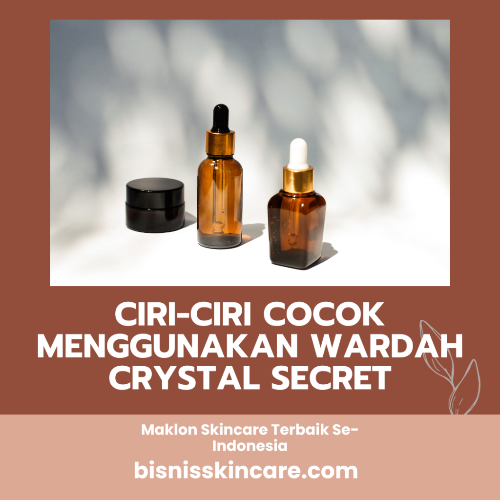Ciri-Ciri Cocok Menggunakan Wardah Crystal Secret